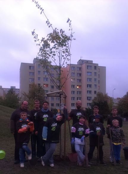 72 hodin se Září aneb sázení stromu se starostou Prahy 8