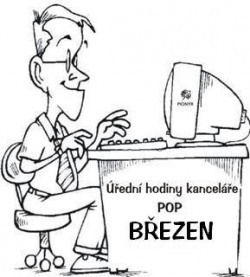 Úřední hodiny kanceláře POP v&nbsp;BŘEZNU
