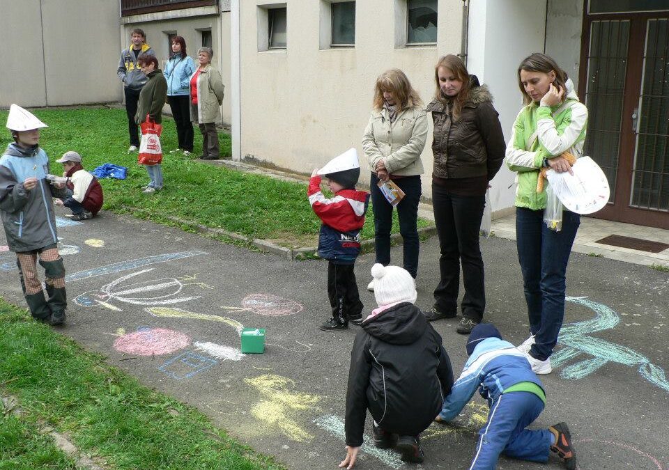 Kdyňské malování na asfalt