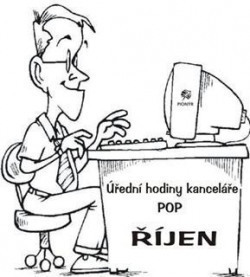 Úřední hodiny kanceláře POP v&nbsp;ŘÍJNU