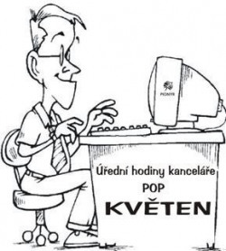 Úřední hodiny kanceláře POP v&nbsp;KVĚTNU