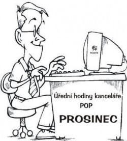 Úřední hodiny kanceláře POP v&nbsp;PROSINCI